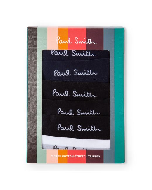 Paul Smith Blue 7 Pack Trunks for men