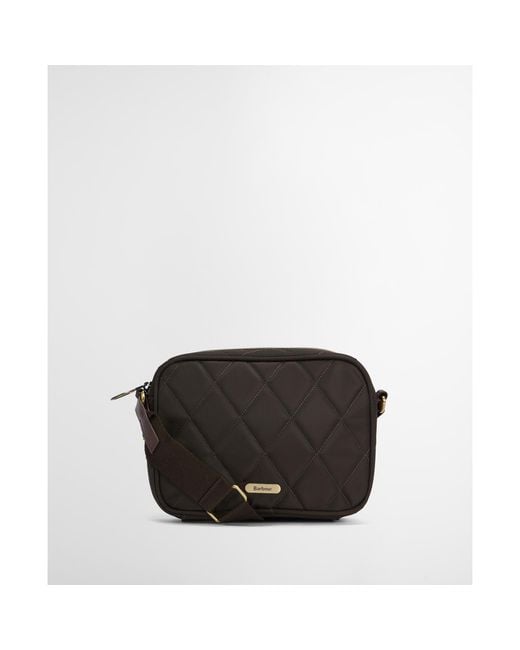 Barbour Black Quilted Crossbody Bag