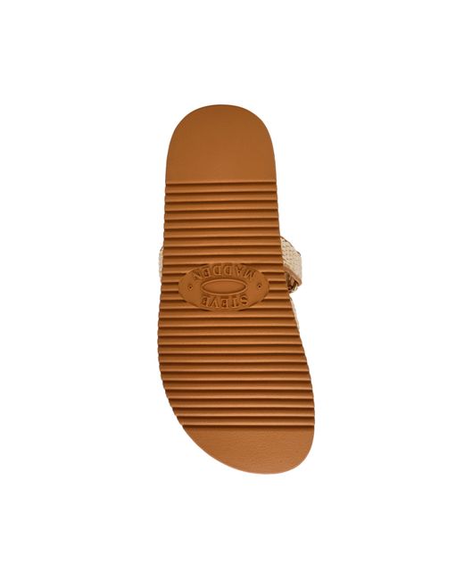 Steve Madden Brown Missile Flat Sandals