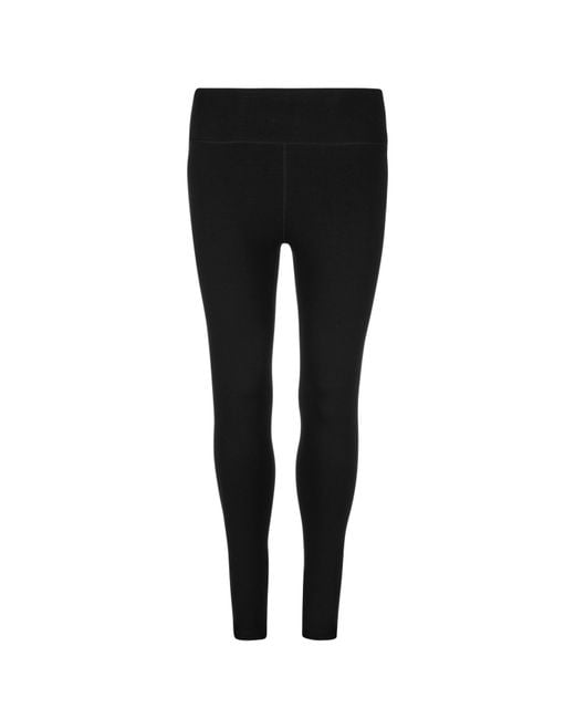 DKNY Black High Waisted Logo Sports Leggings