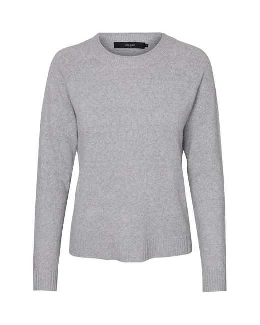 Vero Moda Gray Knitted Pullover