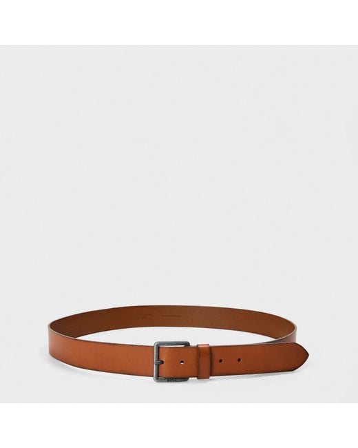 Boss Brown Jeeko Leather Belt for men