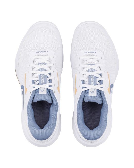 Head White Revolt Court 5.0 Tennis Shoes