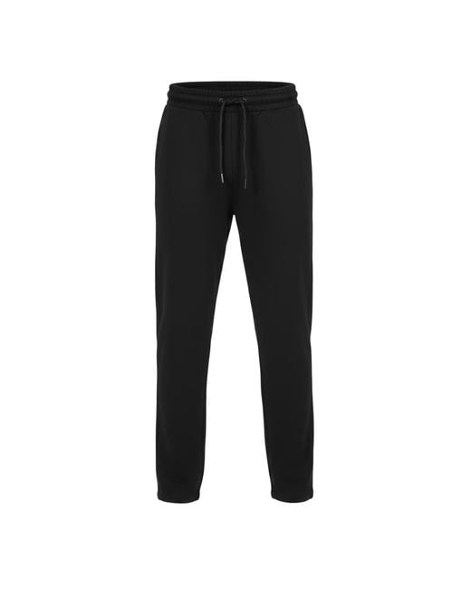 Brave Soul Black Bs Straight Leg Open Hem Jogging Bottoms for men