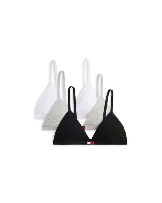 Tommy Hilfiger Black Non Wired Triangle Bralette