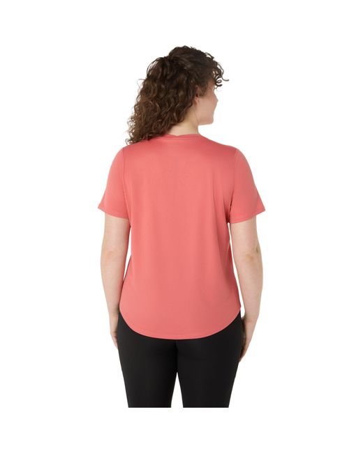 Asics Red Core Ss Top Running