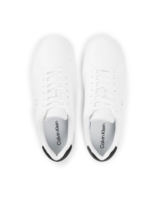Calvin Klein White Ck L Classic Cup Low-Top Trainers for men