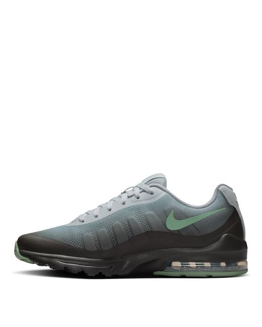 Nike Gray Air Max Invigor Shoes for men