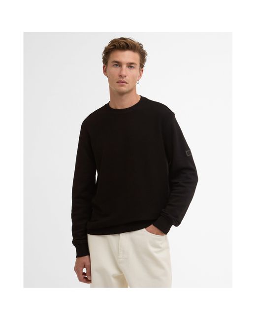 Barbour Black Kaspain Sweatshirt for men
