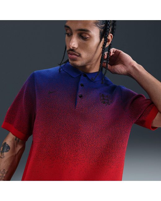 Nike Purple England Polo Shirt 2025 Adults for men