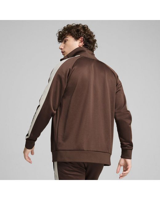 PUMA Brown Iconic Closed Hem Poly Jogger for men
