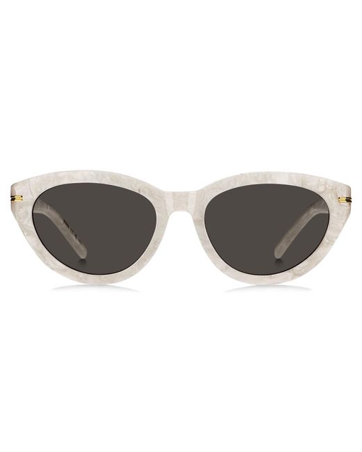 Boss Metallic Round Sunglasses