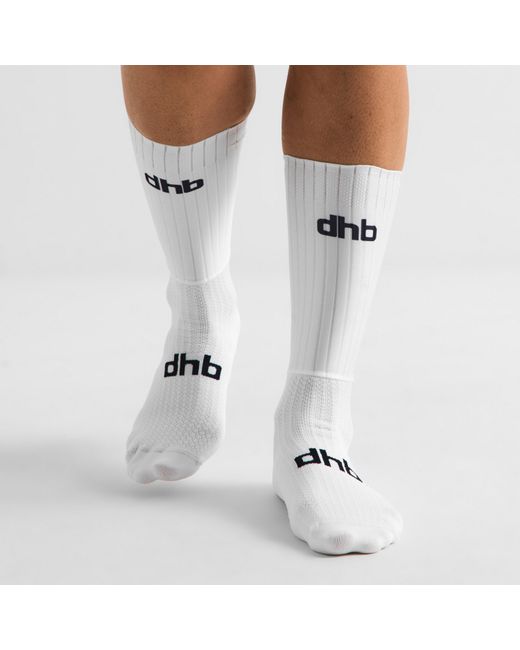 Dhb White Aeron Aero Socks