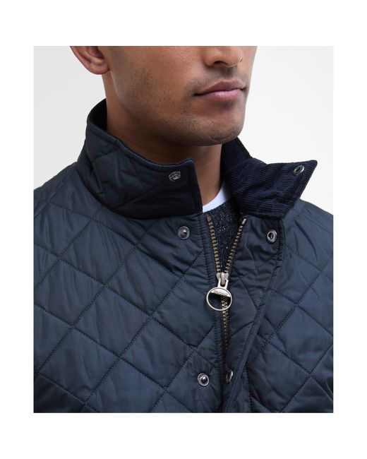 Barbour Blue Chelsea Sportsquilt Jacket for men