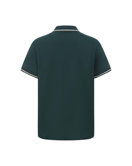 Slazenger 1881 Green Tipped Polo Shirt for men