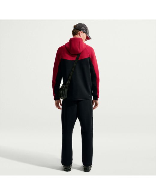 Nike Red Tech Fleece Hoodie for men