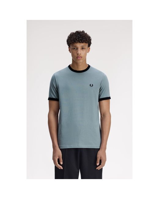 Fred Perry Blue Ringer T-shirt for men