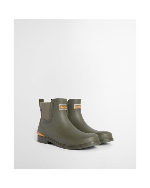 Barbour Green Abbeyfield Packable Ankle Wellingtons