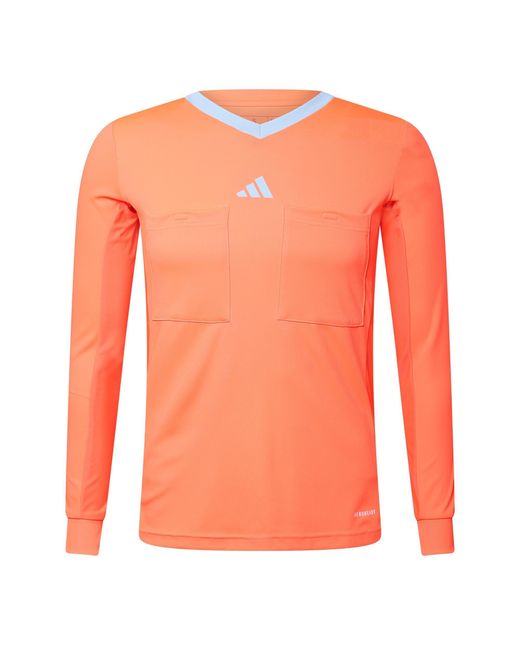 Adidas Orange Ref 22 Long Sleeve Referee Shirt