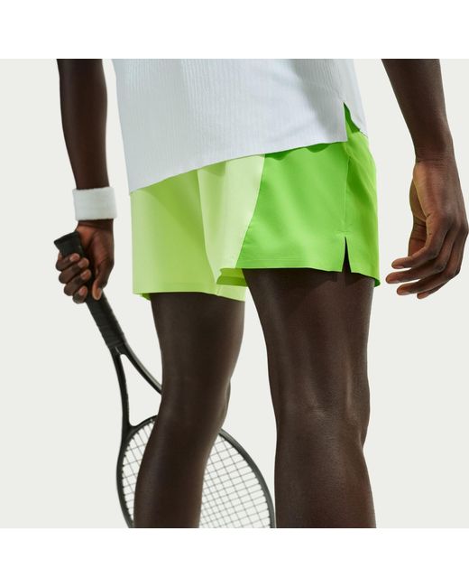 Nike Green Performance Tennis Shorts for men