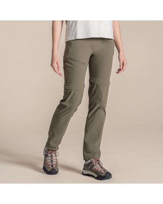 Craghoppers Green Nosilife Pro Convertible Iii Lightweight Trousers