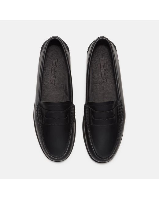 Timberland Black Boat Shoes for men
