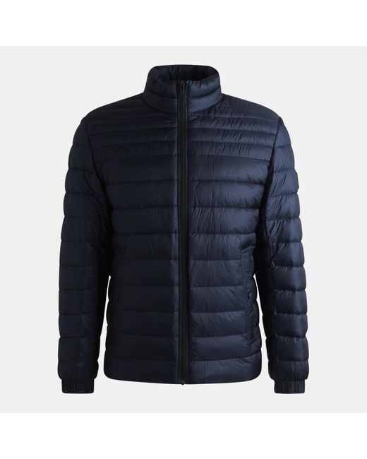 Boss Blue Oden Water-Repellent Padded Short Puffer Jacket for men