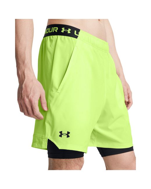 Under Armour Green Vanish 2-In-1 Shorts for men