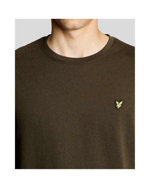 Lyle & Scott Brown Lyle & Scott Small Eagle T-Shirt for men