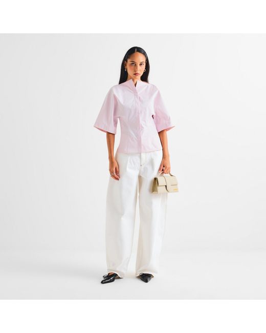 Jacquemus Purple Plain Short Sleeve Shirt
