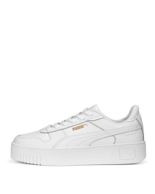 PUMA Carina Street Sneaker White-rose Mauve-feather Gray