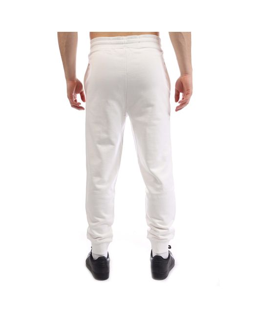 HUGO White Dayote Logo Print Tracksuit Bottoms for men