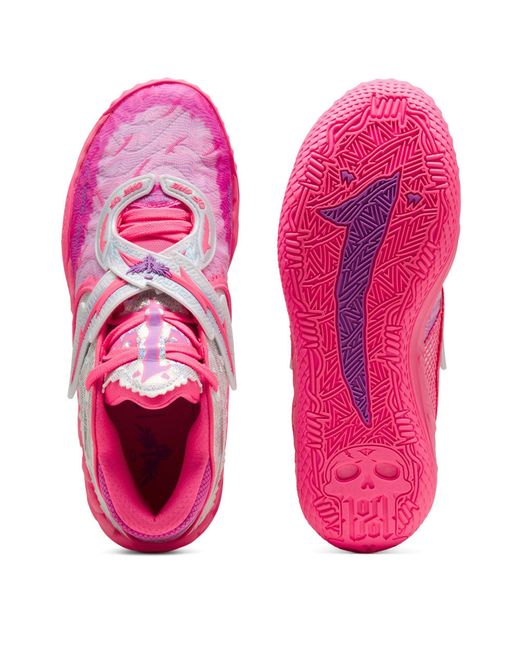 PUMA Pink Mb.05 World Tour Basketball Trainers for men
