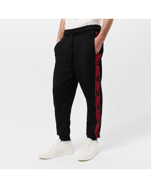 HUGO Blue Bodywear Liam Closed Hem Soft Fleece Joggers With Elasticated Cuffs for men
