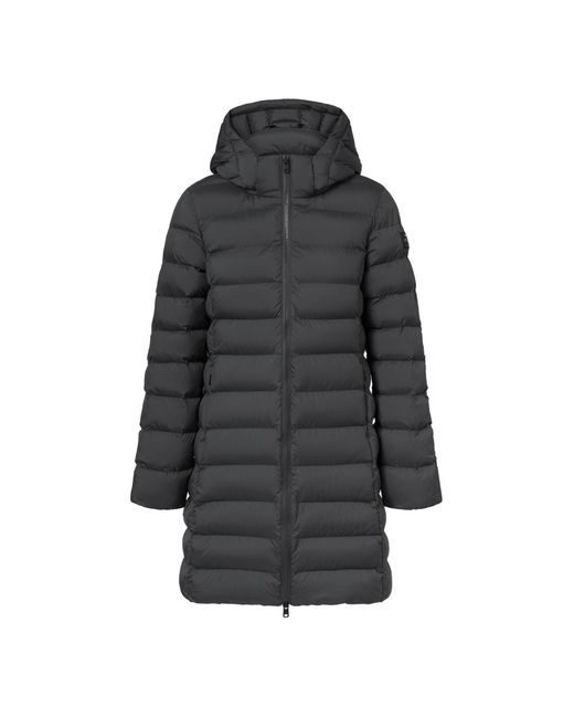 Ecoalf Black Cronulla Insulated Medium Puffer Jacket