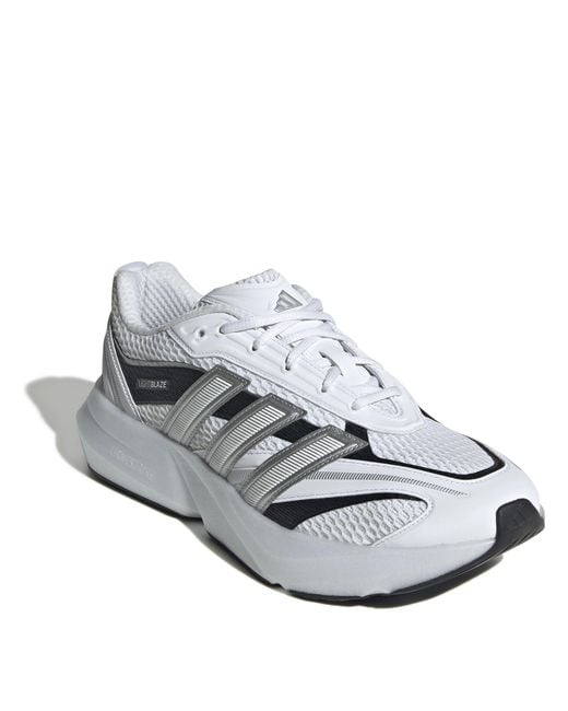 Adidas White Lightblaze Glow Shoes for men