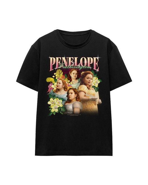 Bridgerton Black Penelope Featherington Vintage T-Shir
