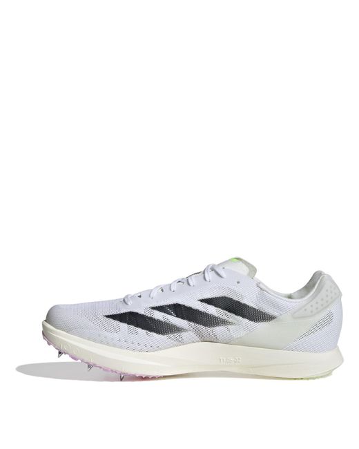 Adidas White Adizero Avanti Tyo Track Running Spikes for men