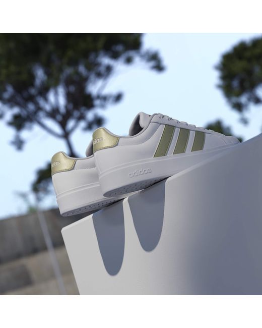 Adidas White Low-Top Trainers