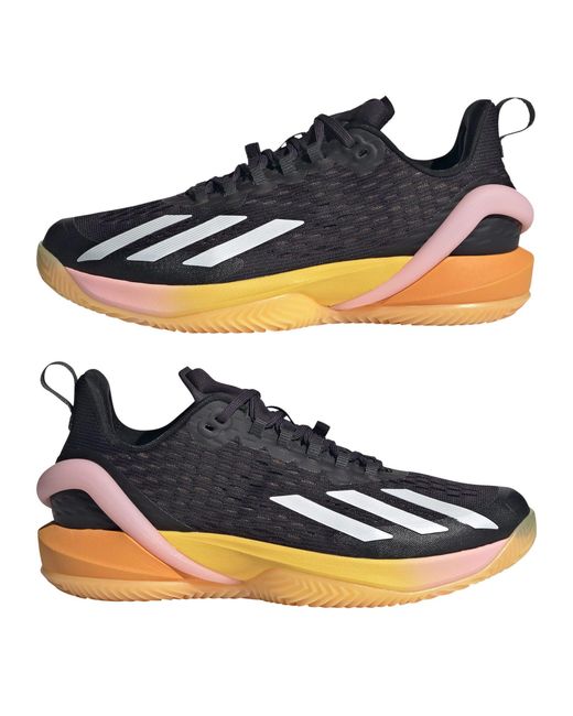 Adidas Blue Adizero Cybersonic Clay Tennis Shoes