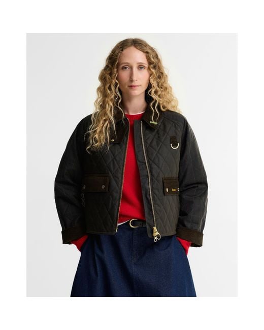 Barbour Black B.Li Qlt Spey Wax Ld64