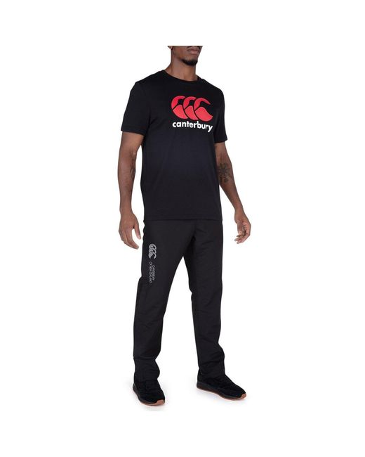 Canterbury Black Large Logo T Shirt for men