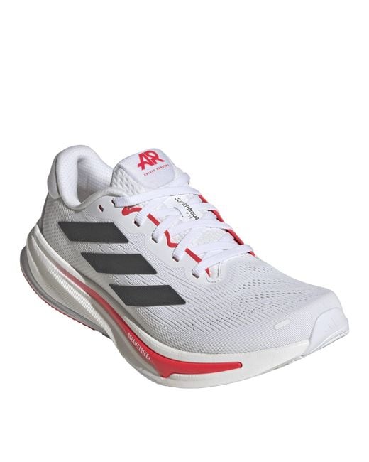 Adidas White Supernova Rise 2 Running Low-Top Trainers