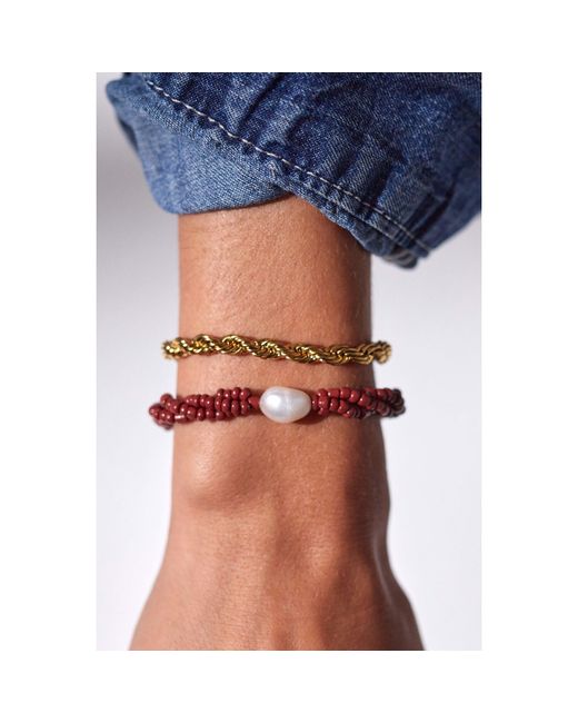 Anni Lu Metallic Rope Brclt Ld61
