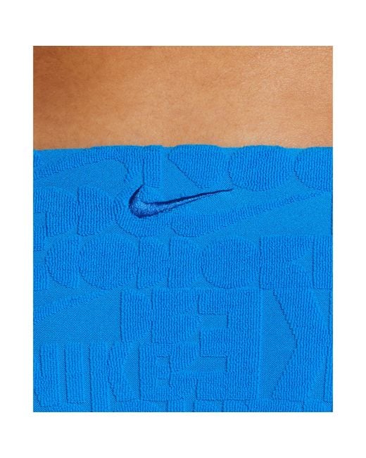 Nike Blue Retro Flow Tie String Bikini Bottom