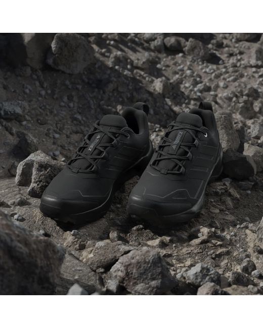 Adidas Black Terrex Skychaser Ax5 Gore-Tex Hiking Shoes for men