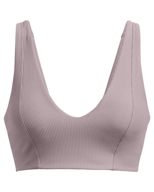 Under Armour Gray Rib Low Impact Sports Bra
