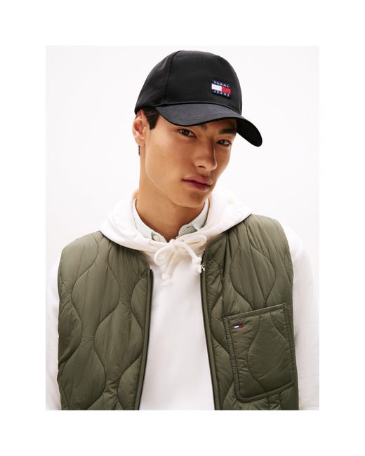Tommy Hilfiger Black Heritage Mesh Adjustable Trucker Cap