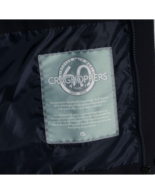 Craghoppers Blue Lorton Ii Waterproof Walking Walking Jacket for men