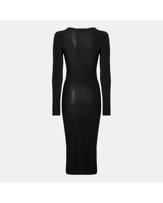 I Saw It First Black Isif Midi Bodycon Dress